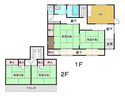 間取り 南相馬戸建 １号棟
