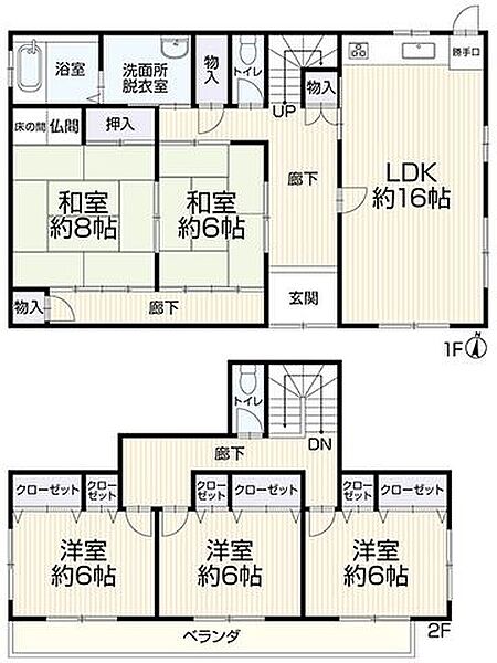間取りを拡大表示