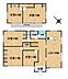 間取り：【間取り】1階3部屋、2階部屋の5LDKの間取りです。