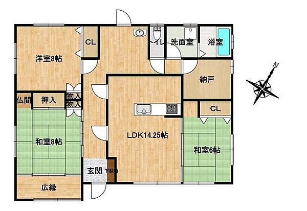 間取りを拡大表示