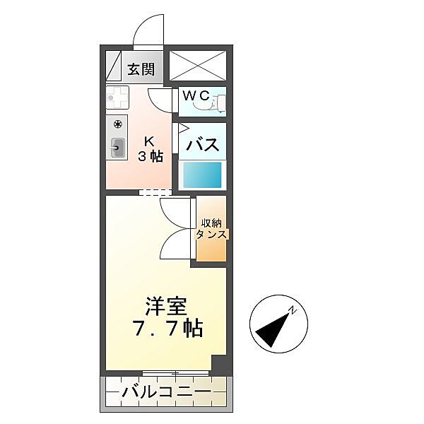 セルレーヴ 202｜長野県佐久市岩村田北１丁目(賃貸アパート1K・2階・24.29㎡)の写真 その1