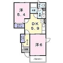 アラモード　B 103 ｜ 長野県佐久市跡部（賃貸アパート2K・1階・42.77㎡） その2