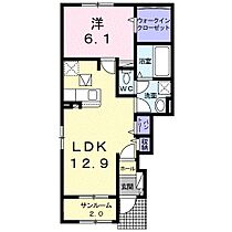 メゾン　ソレイユ　S 101 ｜ 長野県小諸市大字柏木（賃貸アパート1LDK・1階・50.49㎡） その2