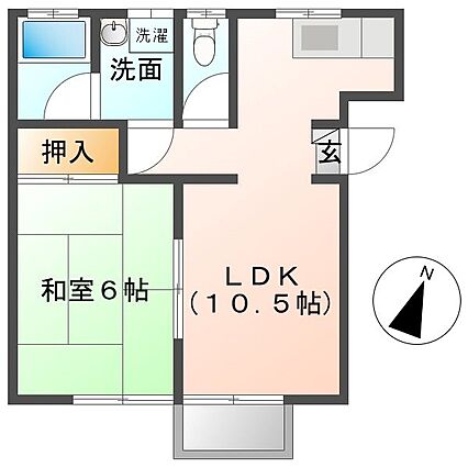 ターナーハイツB_間取り_0