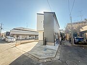 1号棟【前面道路 6ｍ、4ｍ】車の通行が少ないので、静かな住環境を維持することができます。