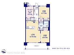 間取図画像 2SLDK