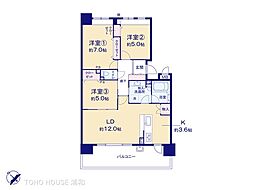 間取図画像 3LDK