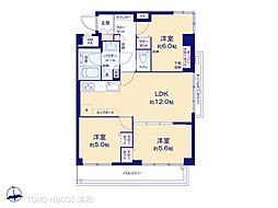 ライオンズマンション川口本町第2 3LDKの間取図画像