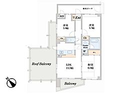 間取図画像 3LDK