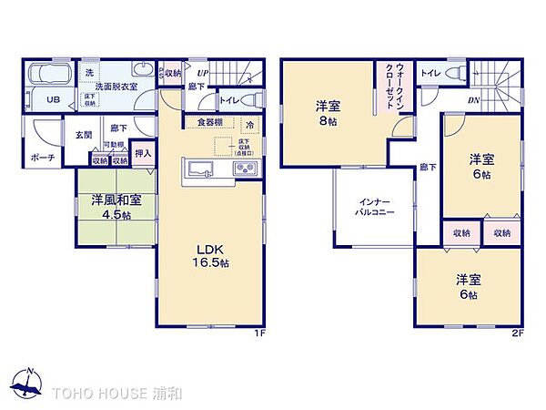 間取りを拡大表示