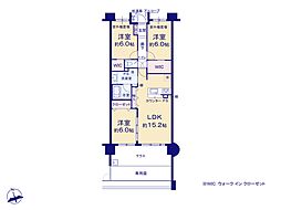 間取図画像 3LDK