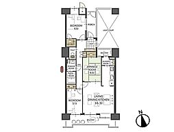 グレースコート戸田公園 3LDKの間取図画像