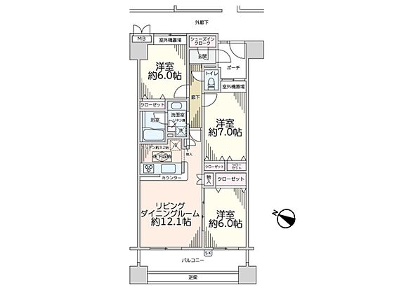 【間取り図】
