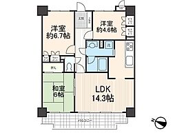 間取図画像 3LDK
