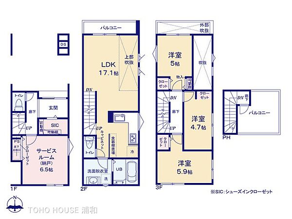 間取りを拡大表示