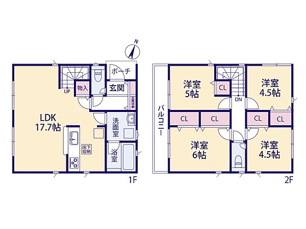 間取りを拡大表示