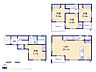 間取り：【間取り】4LDK　広々リビングに充実した住空間