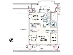 クレアホームズ北上尾 3LDKの間取図画像