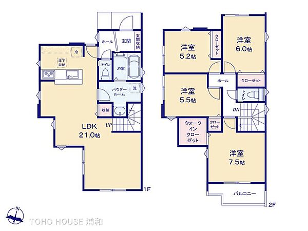 間取りを拡大表示