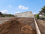 【現地土地写真】お電話の方がスムーズです。気軽にお問い合わせご連絡ください。※青空はイメージです。