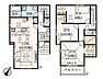 間取り：【間取り図】土地面積106.13m2　建物面積99.98m2