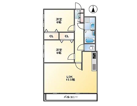 【間取図】是非とも現地をご確認ください。