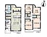 間取り：B号棟　土地面積106.1m2　建物面積90.45m2  