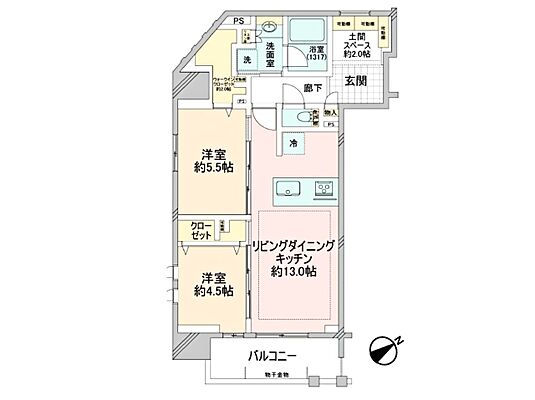 間取り デュオヒルズ川口元郷ＥＳＴ 3階/-