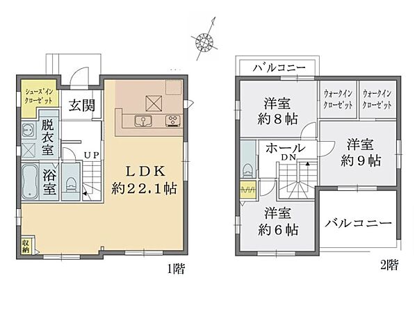 間取りを拡大表示