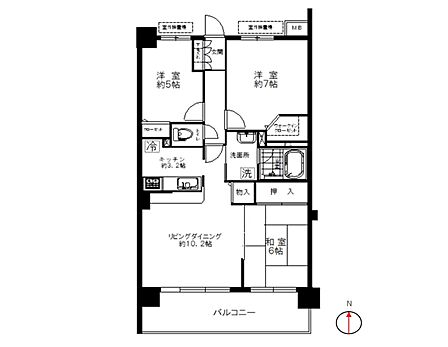 【間取図】是非とも現地をご確認ください。