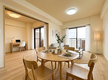 「※生成AIによるイメージです。家具・小物は販売価格に含まれません。」【LDK13.8帖】
