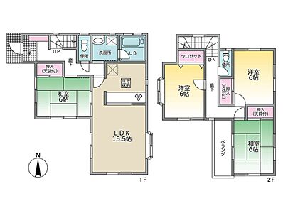 間取り：【間取図】是非とも現地をご確認ください。