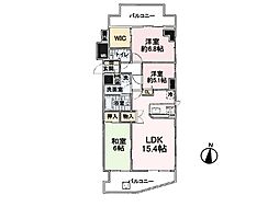 コート北浦和 3LDKの間取図画像