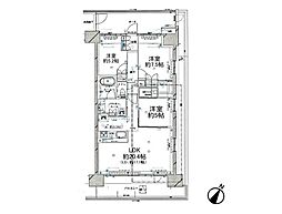 ザ・レジデンスさいたま新都心 3LDKの間取図画像