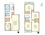 間取り：【間取り図】4LDK　建物面積104.91m2　土地面積91.69m2