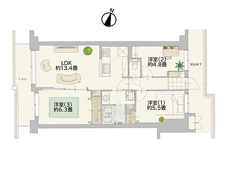 ラミーユ大宮ハイライズ一番館(ソレール棟)