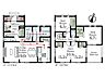 間取り：【間取図】土地面積：179.64m2　敷地面積：115.92m2　