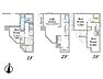 間取り：【間取り図】LDK18.83帖※パントリー含む　7.28帖の主寝室にはウォークインクローゼット（WIC）を備え収納充実。