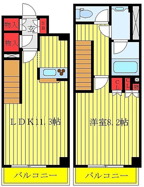 エスティメゾン王子 1502｜東京都北区王子2丁目(賃貸マンション1K・15階・55.55㎡)の写真 その3