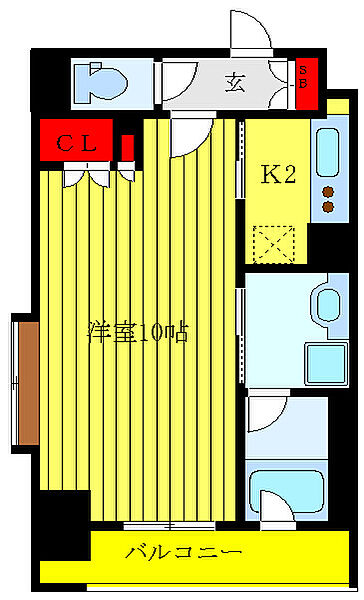 リリエンベルグ目白壱番館 604｜東京都新宿区下落合3丁目(賃貸マンション1K・6階・30.12㎡)の写真 その2