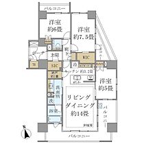 Brillia巣鴨 609 ｜ 東京都豊島区巣鴨3丁目（賃貸マンション3LDK・6階・81.97㎡） その2