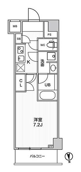 ＡＬＴＥＲＮＡ神楽坂II 309｜東京都新宿区西五軒町(賃貸マンション1LDK・3階・25.05㎡)の写真 その2