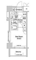 コンフォリア春日富坂 208 ｜ 東京都文京区春日1丁目11-18（賃貸マンション1K・2階・21.47㎡） その2