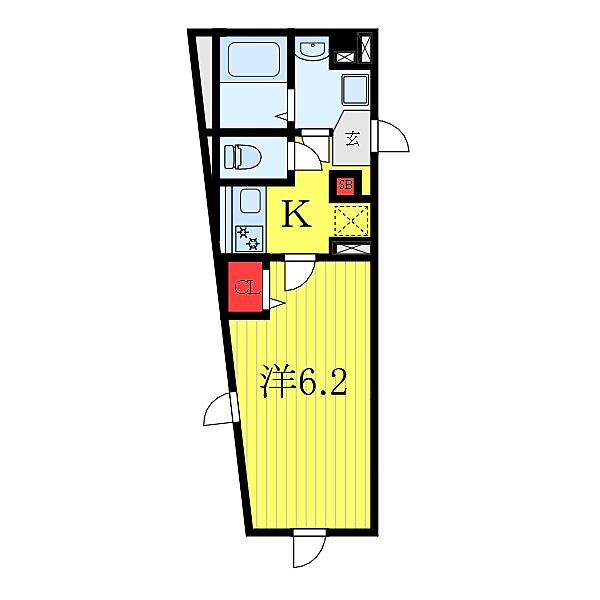 アトリオフラッツ板橋本町 404｜東京都板橋区大和町(賃貸マンション1K・4階・21.86㎡)の写真 その1
