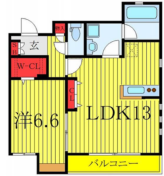 セリシール梶原 201｜東京都北区堀船3丁目(賃貸マンション1LDK・2階・47.00㎡)の写真 その2