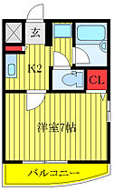 フラットワン 103 ｜ 東京都北区岸町2丁目5-14（賃貸マンション1K・1階・21.87㎡） その2