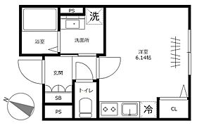 Levante  ｜ 東京都荒川区西日暮里6丁目（賃貸マンション1R・3階・18.87㎡） その1