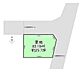 区画図：土地面積は約25.7坪(85.19m2)！北東角地で開放感のある更地の土地です！建築条件なしの土地♪近鉄南大阪線「古市」駅までは徒歩11分の距離♪