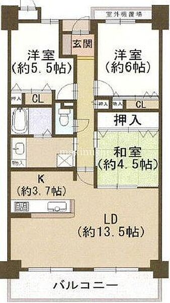 間取りを拡大表示