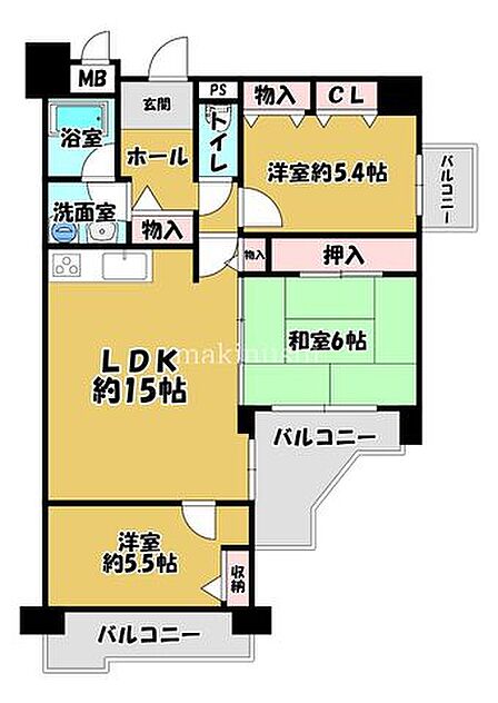 ■6階部分の南東角部屋!■3面バルコニー■通風・日当たり良好■南海高野線金剛駅徒歩13分■室内大変丁寧に使用されてます■収納豊富なお部屋です■いつでもご見学可能となっております。ぜひご見学下さいませ■